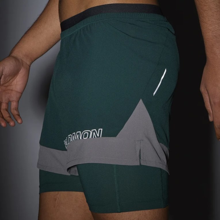 Bermudas Salomon Cross 2in1 Hombre Verdes | MX EIVG734